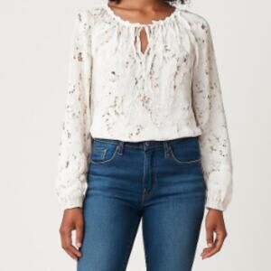 NWOT, A New Day • Long Sleeve Keyhole Blouse, Size XS